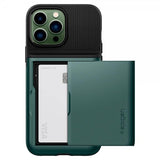 Spigen iPhone 13 Pro Max Skal Slim Armor CS Midnight Green