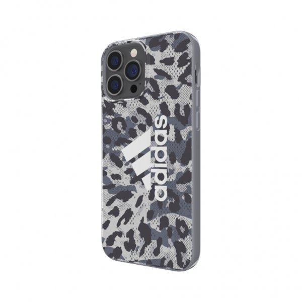 Adidas iPhone 13 Pro Max Skal Snap Case Leopard Grå
