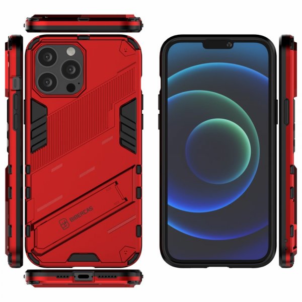 iPhone 13 Pro Max Skal Stativfunktion Röd
