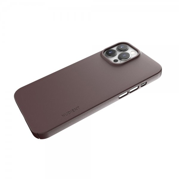 Nudient iPhone 13 Pro Max Skal Thin Case V3 MagSafe Sangria Red