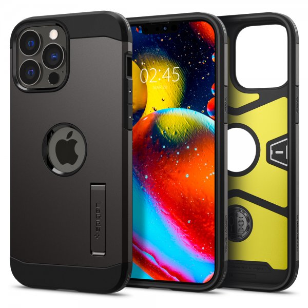 Spigen iPhone 13 Pro Max Skal Tough Armor Gunmetal