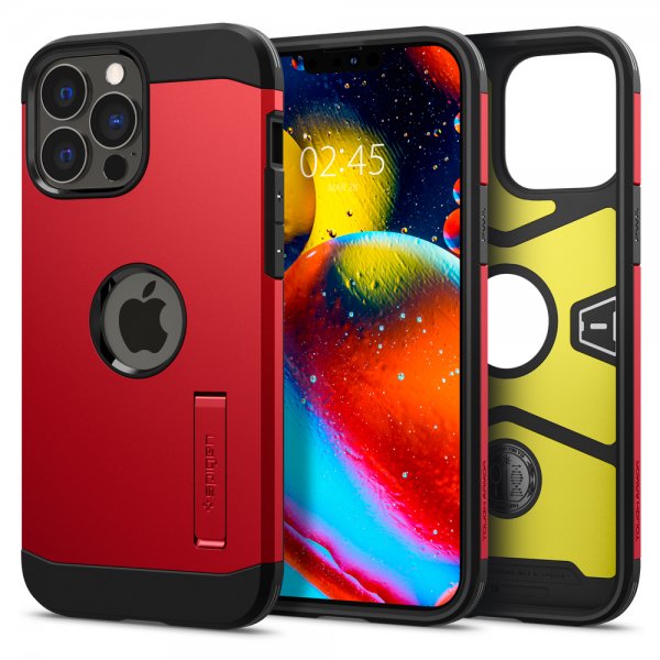 Spigen iPhone 13 Pro Max Skal Tough Armor Röd