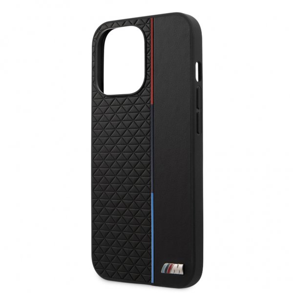 BMW iPhone 13 Pro Max Skal Triangle Pattern Svart