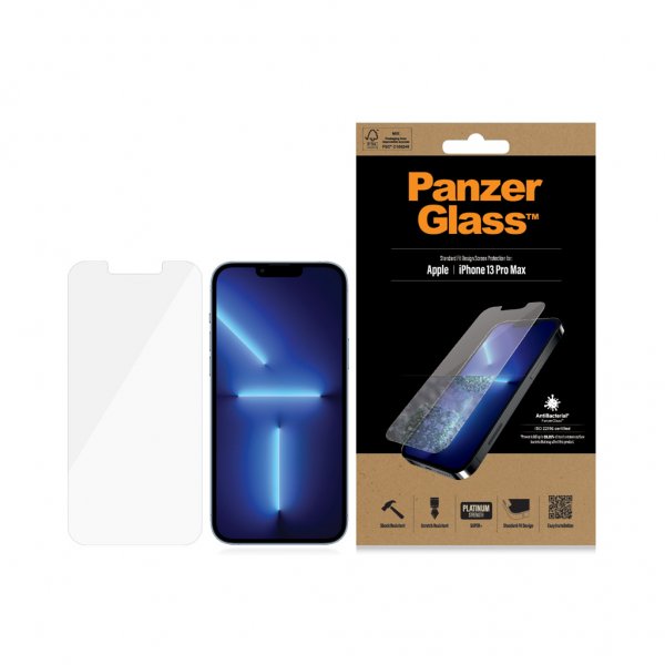 PanzerGlass iPhone 13 Pro Max Skärmskydd Standard Fit Case Friendly