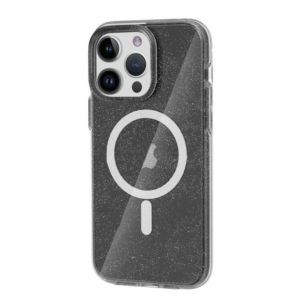 iPhone 13 Pro Skal Glitter MagSafe Svart