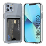 Rvelon iPhone 13 Pro Skal Korthållare Transparent