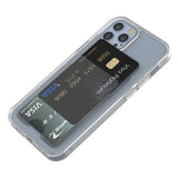 Rvelon iPhone 13 Pro Skal Korthållare Transparent