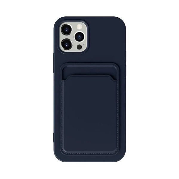iPhone 13 Pro Skal Korthållare Blå