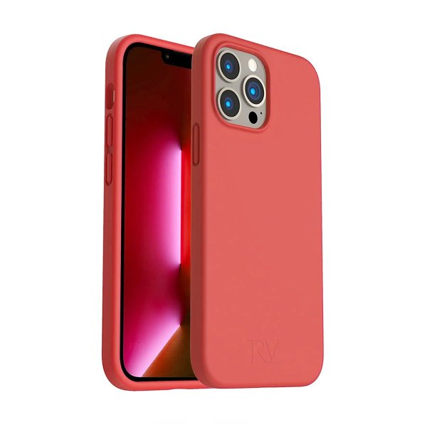 Rvelon iPhone 13 Pro Skal Silikon Rosa