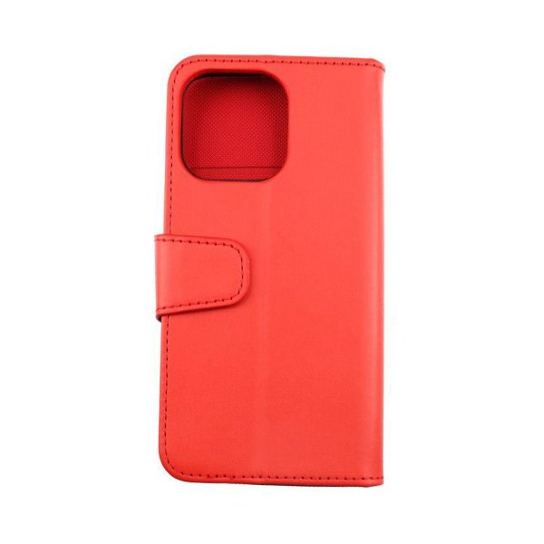 Rvelon iPhone 13 Pro Fodral Utfällbart Kortfack Röd