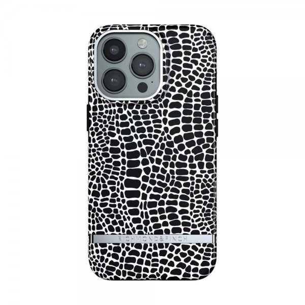 Richmond & Finch iPhone 13 Pro Skal Black Croc