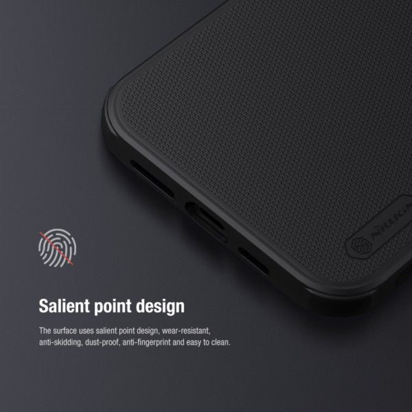 Nillkin iPhone 13 Pro Skal Frosted Shield Svart