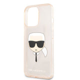 Karl Lagerfeld iPhone 13 Pro Skal Full Glitter Guld