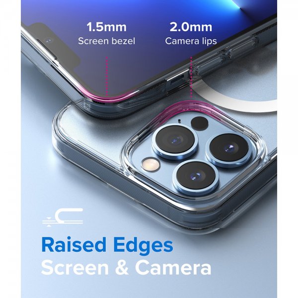 Ringke iPhone 13 Pro Skal Fusion Magnetic MagSafe Matte Clear