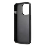 Guess iPhone 13 Pro Skal Hot Stamp Metal Logo Grå