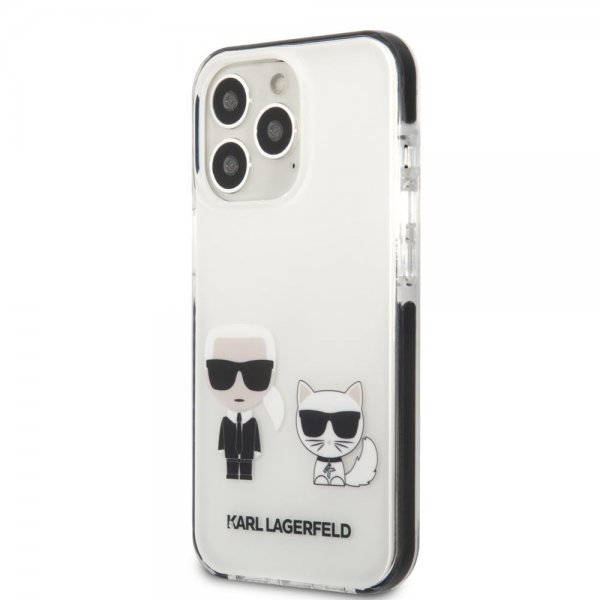Karl Lagerfeld iPhone 13 Pro Skal Karl & Choupette Vit