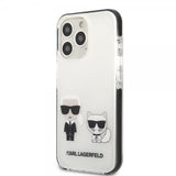 Karl Lagerfeld iPhone 13 Pro Skal Karl & Choupette Vit