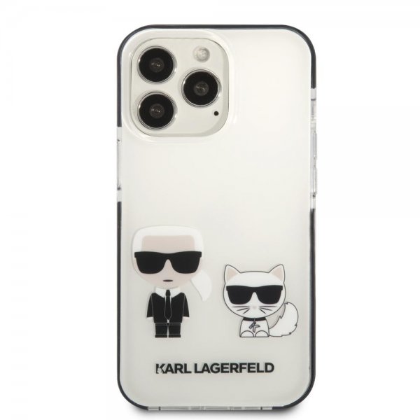 Karl Lagerfeld iPhone 13 Pro Skal Karl & Choupette Vit