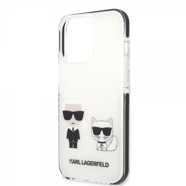 Karl Lagerfeld iPhone 13 Pro Skal Karl & Choupette Vit
