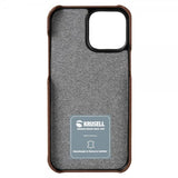 Krusell iPhone 13 Pro Skal Leather CardCover Cognac Brown