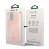 Lacoste iPhone 13 Pro Skal Liquid Silicone Glossy Logo Rosa