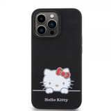 Hello Kitty iPhone 13 Pro Skal Liquid Silicone Svart