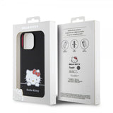 Hello Kitty iPhone 13 Pro Skal Liquid Silicone Svart