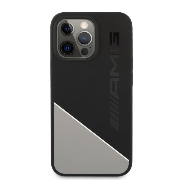 AMG iPhone 13 Pro Skal Liquid Silicone Two Tone Grå