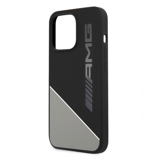 AMG iPhone 13 Pro Skal Liquid Silicone Two Tone Grå