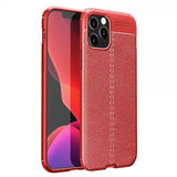 Ipaky iPhone 13 Pro Skal Litchi Röd