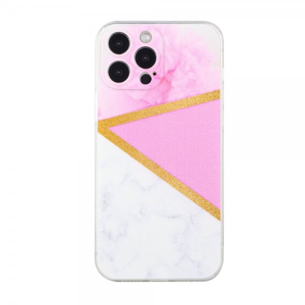 iPhone 13 Pro Skal Marmormönster Rosa