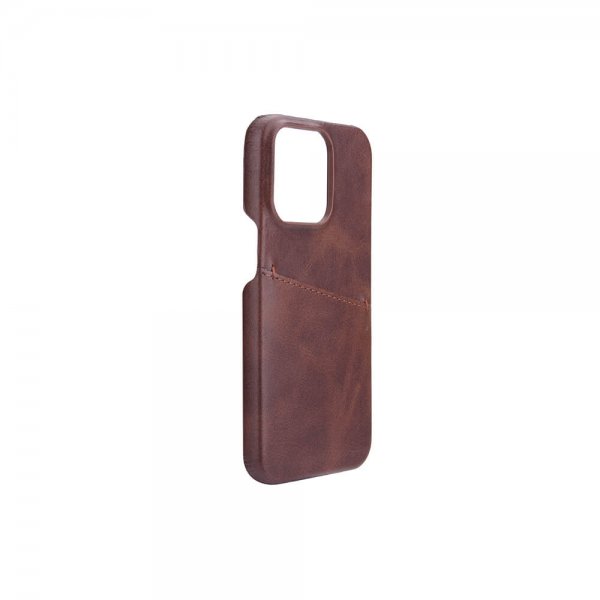 Onsala iPhone 13 Pro Skal med ett Kortfack Brun