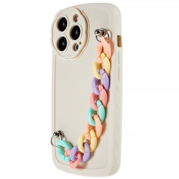 iPhone 13 Pro Skal med Strap Färgglatt