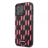 Karl Lagerfeld iPhone 13 Pro Skal Monogram Pattern Rosa