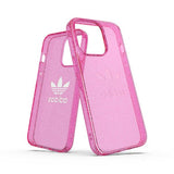 Adidas iPhone 13 Pro Skal Protective Clear Case Glitter Rosa