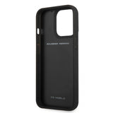 Ferrari iPhone 13 Pro Skal Real Carbon Metal Logo Svart