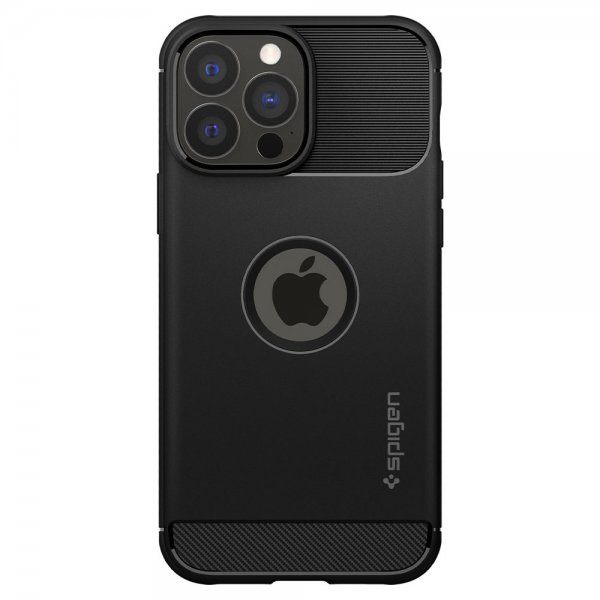 Spigen iPhone 13 Pro Skal Rugged Armor Matte Black