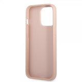 Guess iPhone 13 Pro Skal Saffiano Double Cardslot Rosa