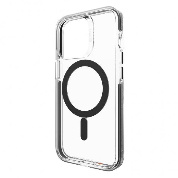 Gear4 iPhone 13 Pro Skal Santa Cruz Snap Transparent Svart