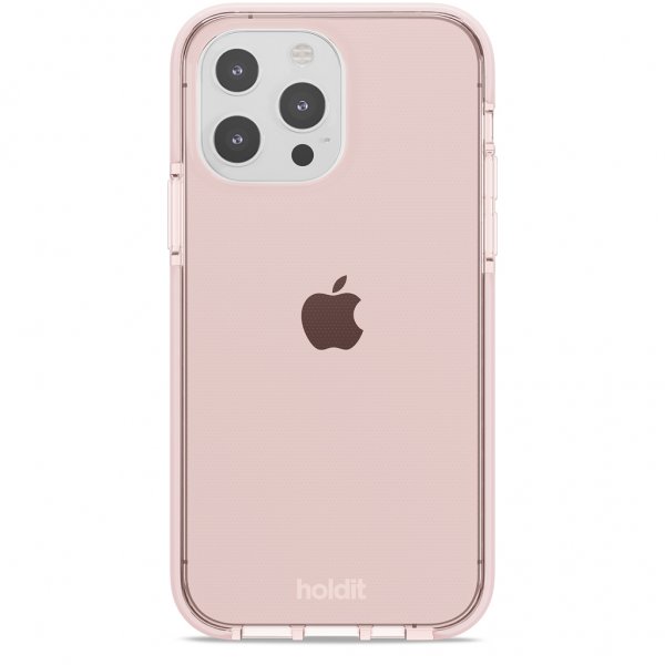 holdit iPhone 13 Pro Skal Seethru Blush Pink