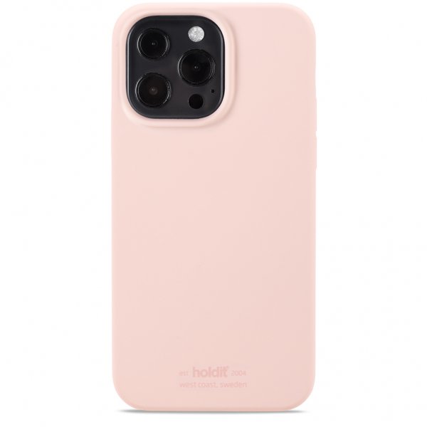 holdit iPhone 13 Pro Skal Silikon Blush Pink