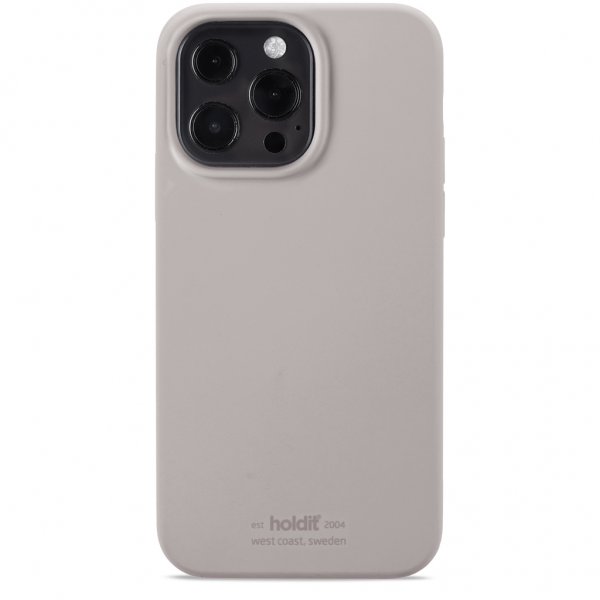 holdit iPhone 13 Pro Skal Silikon Taupe