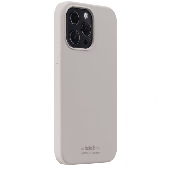 holdit iPhone 13 Pro Skal Silikon Taupe