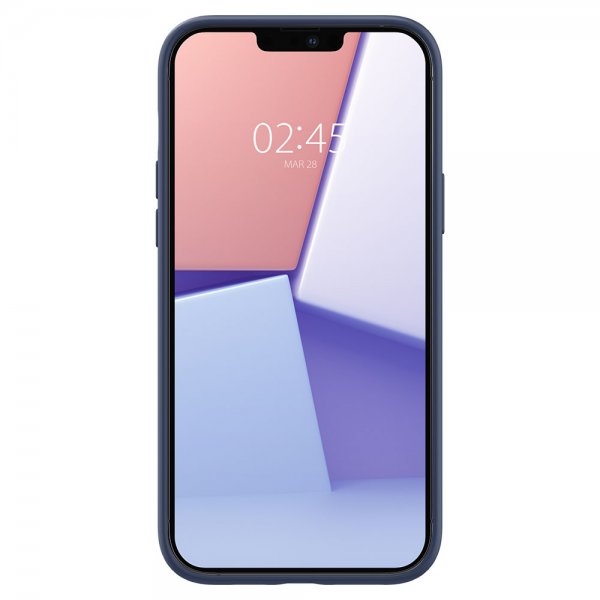 Spigen iPhone 13 Pro Skal Silicone Fit Navy Blue