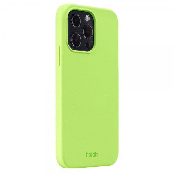 holdit iPhone 13 Pro Skal Silikon Acid Green
