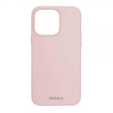 Onsala iPhone 13 Pro Skal Silikon Sand Pink