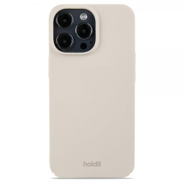 holdit iPhone 13 Pro Skal Slim Case Light Beige