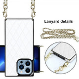 iPhone 13 Pro Skal Square med Strap Vit