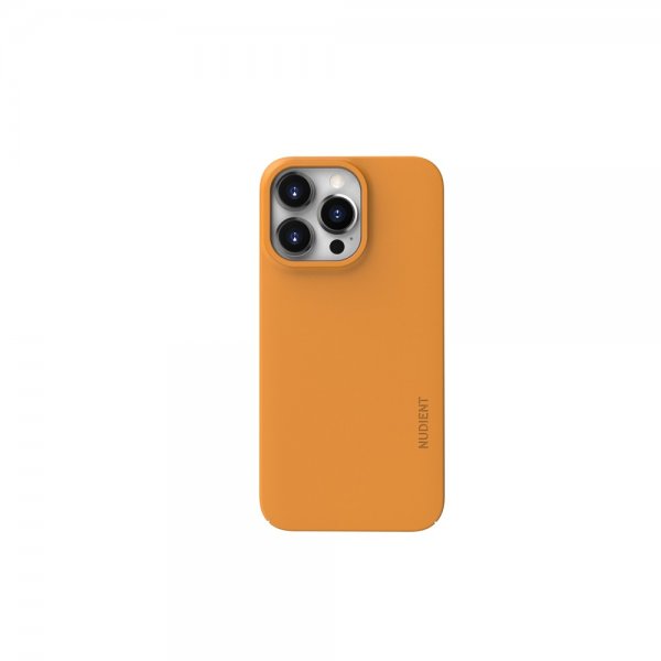 Nudient iPhone 13 Pro Skal Thin Case V3 MagSafe Saffron Yellow