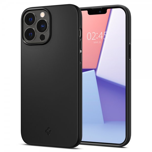 Spigen iPhone 13 Pro Skal Thin Fit Svart